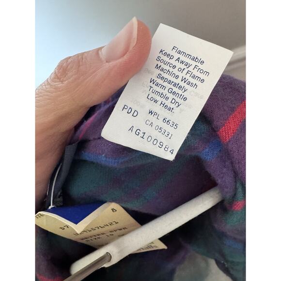 Woolrich Vintage Flannel Button Down Shirt Matching Skirt Sz M/L USA Made NWT - Picture 6 of 13